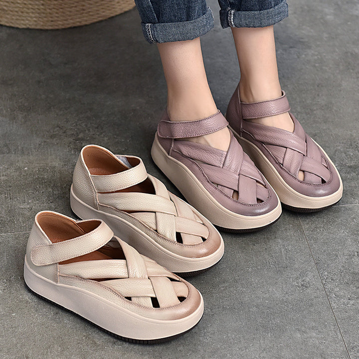 Dame Sandaler med praktisk velcro og trendy rem-design Stilla