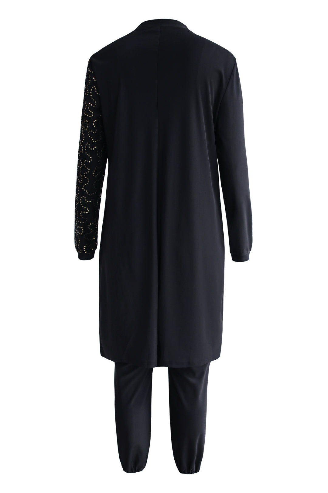 Dame Modet jumpsuit med skinnende overdel Stilla