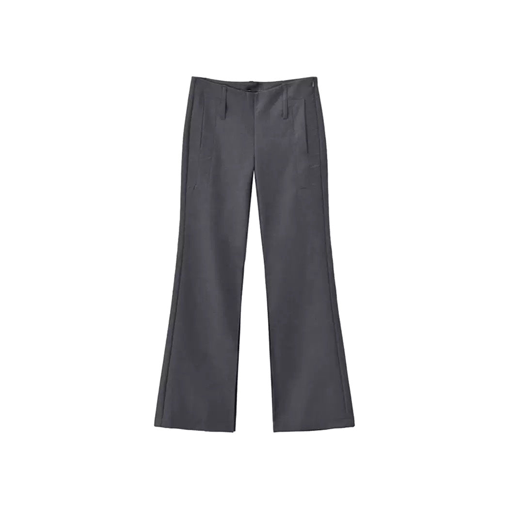 Dame elegant pressed folded bukser med moderne snit og praktiske skrålommer Stilla