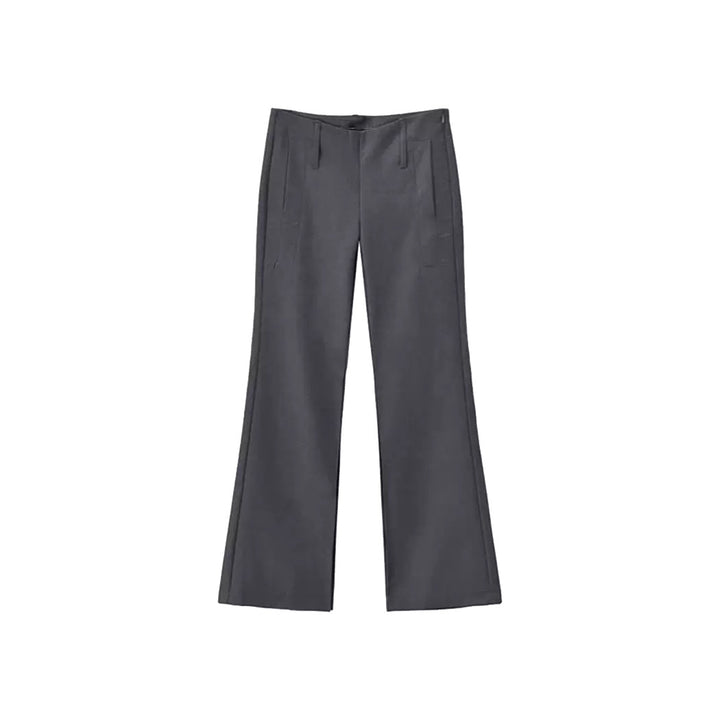 Dame elegant pressed folded bukser med moderne snit og praktiske skrålommer Stilla