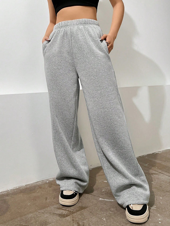 Dame Behagelige High-Waist Fritidsshorts med bred pasform Stilla