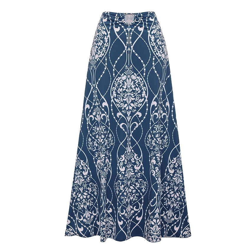 Dame elegant badedragt med raffineret drapering Skovae