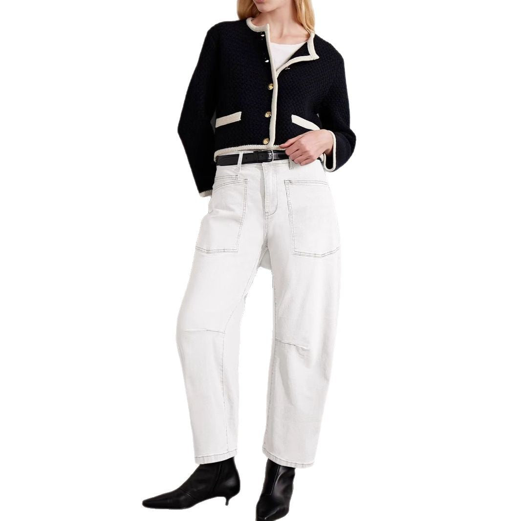 Dame Baggy-jeans i afslappet workwear-stil Stilla