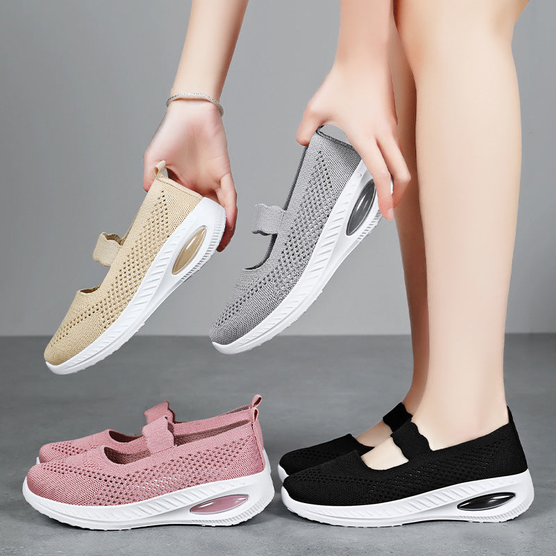 Dame Let Elastisk Slipper Sneaker Stilla