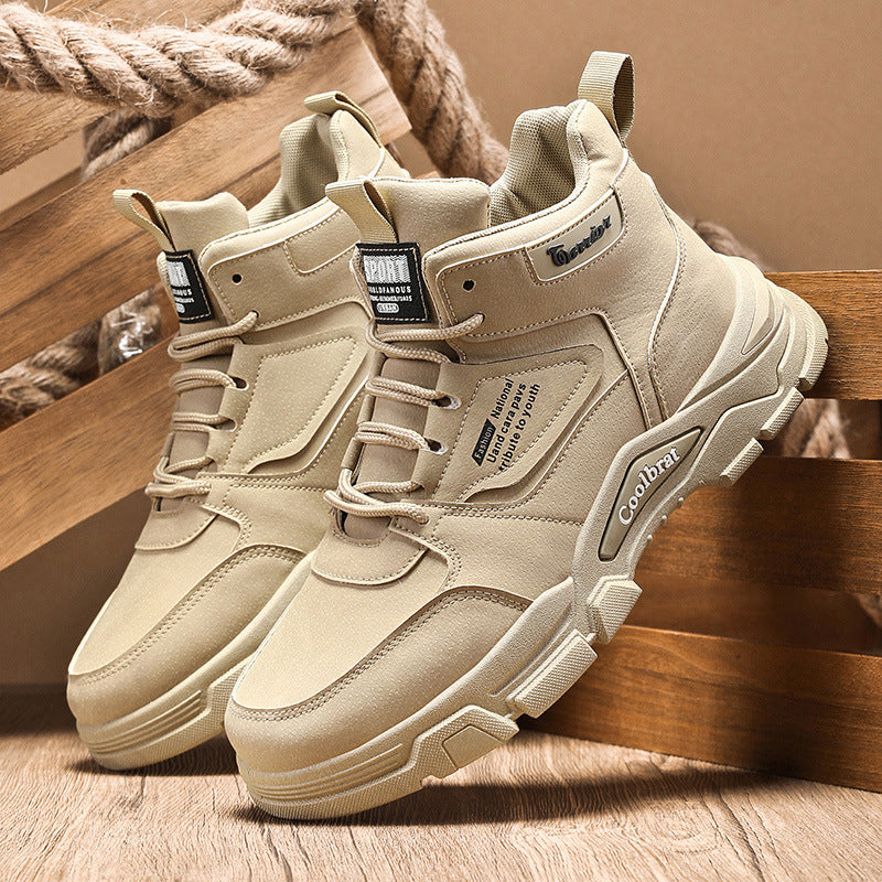 Femme Rugged High-Top Utility Sneakers Stilla