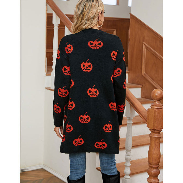 Kvindernes cardigan med Halloween-motiv Stilla