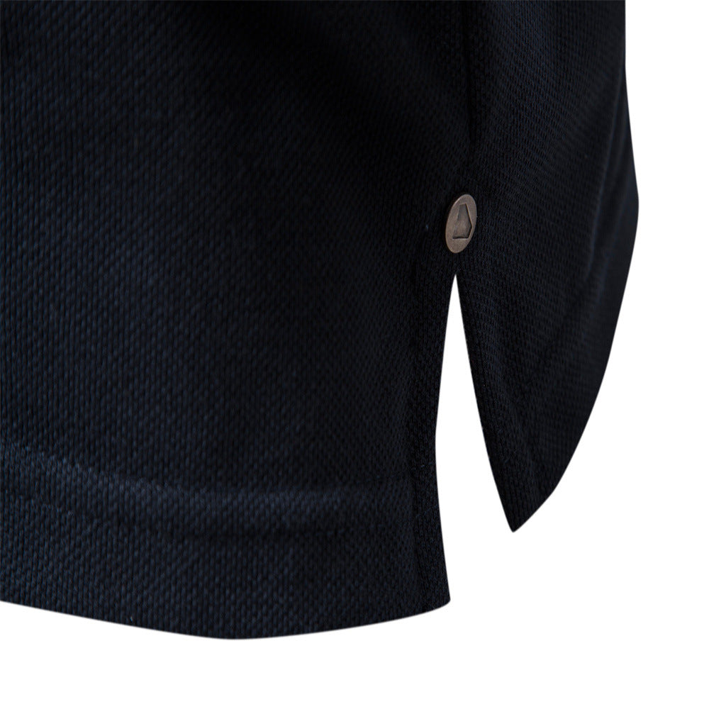 Herrer Poloshirt med moderne krave og praktisk lommeformat Stilla