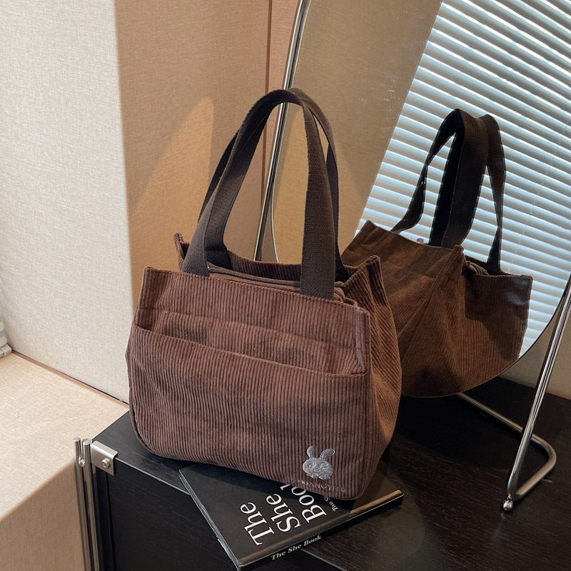Feminint Stilfuld Canvas Taske Stilla