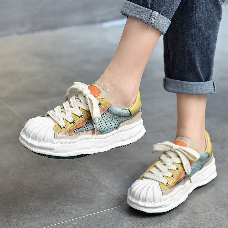 Dame Komfortable Sneakers med åndbart overmateriale og robust design Stilla