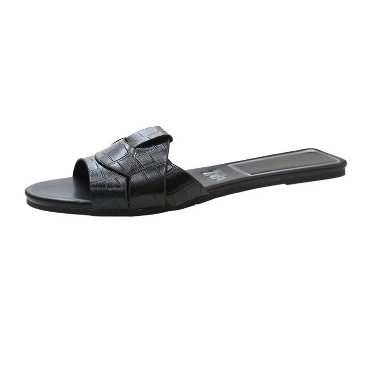 Dame Slide Sandaler med moderne kryds-design Stilla