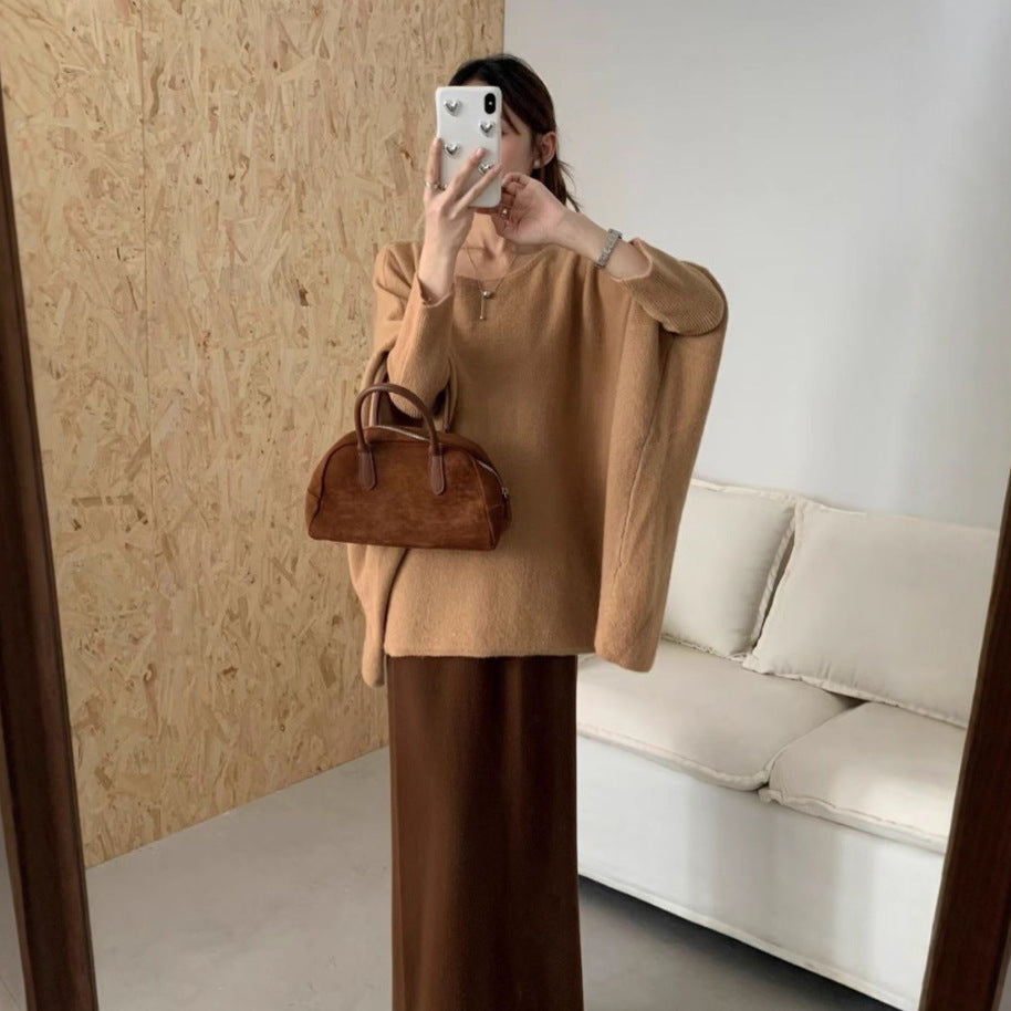 Kvindernes oversized sweater med stilfuldt, blødt stof og afslappet snit Stilla