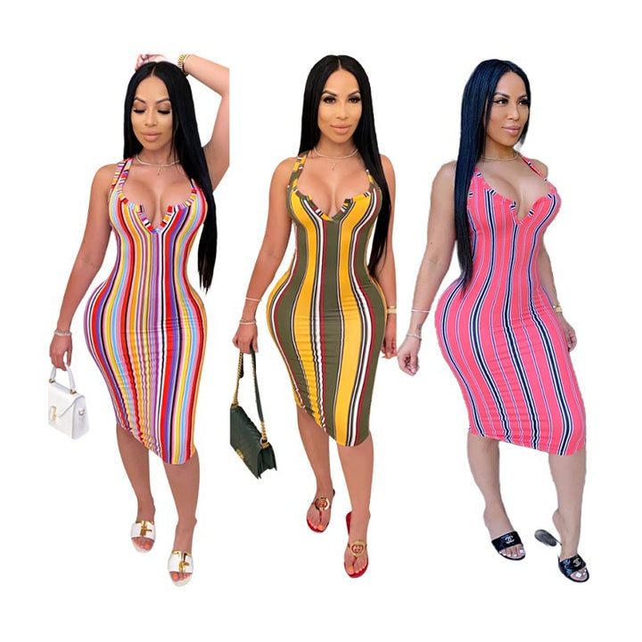 Dame Bodycon Kjole Stilla