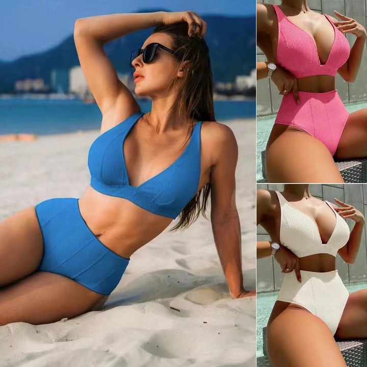 Dame Rip-High-Cut Bikini Set Stilla