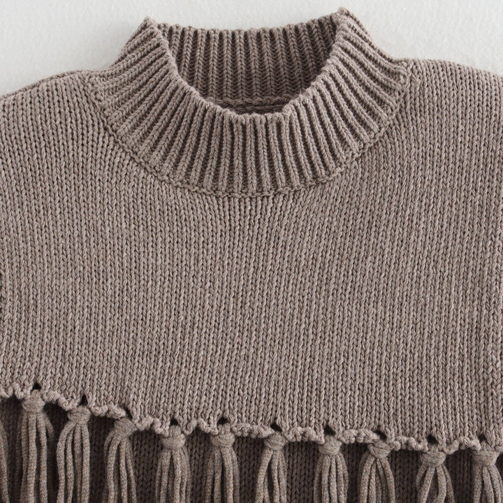 Femme Frynse Strikvest Stilla