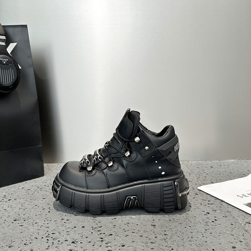 Dame Urban High-Top Sneakers med justerbar snørering og støddæmpende sål Stilla