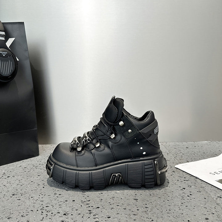 Dame Urban High-Top Sneakers med justerbar snørering og støddæmpende sål Stilla