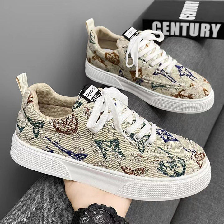 Dame Modische Sneakers med kontrasterende design og blød fodsenge-teknologi Stilla