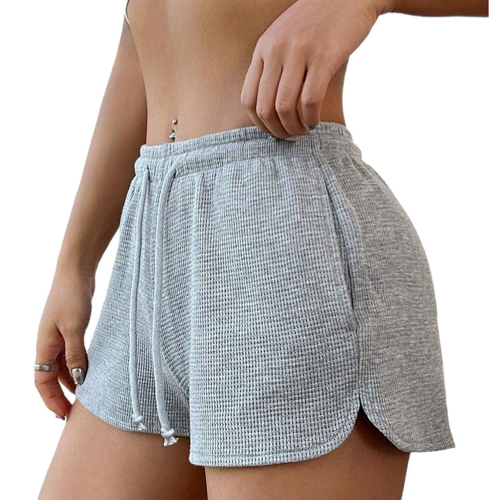Dame Sporty fritidshort med side-slids Stilla