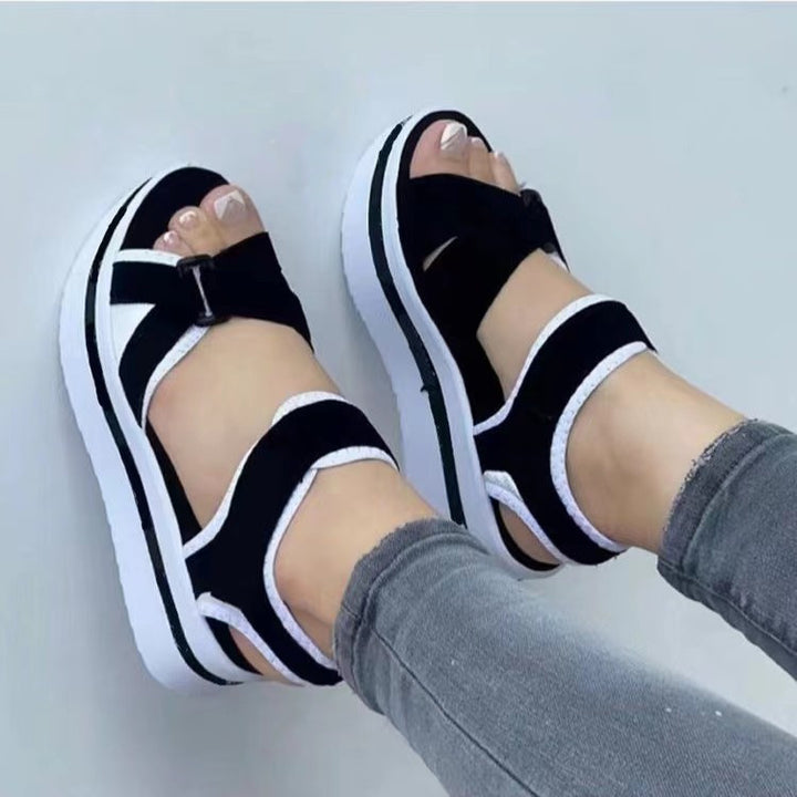 Dame Sporty Sandaler med komfortabel sål Stilla