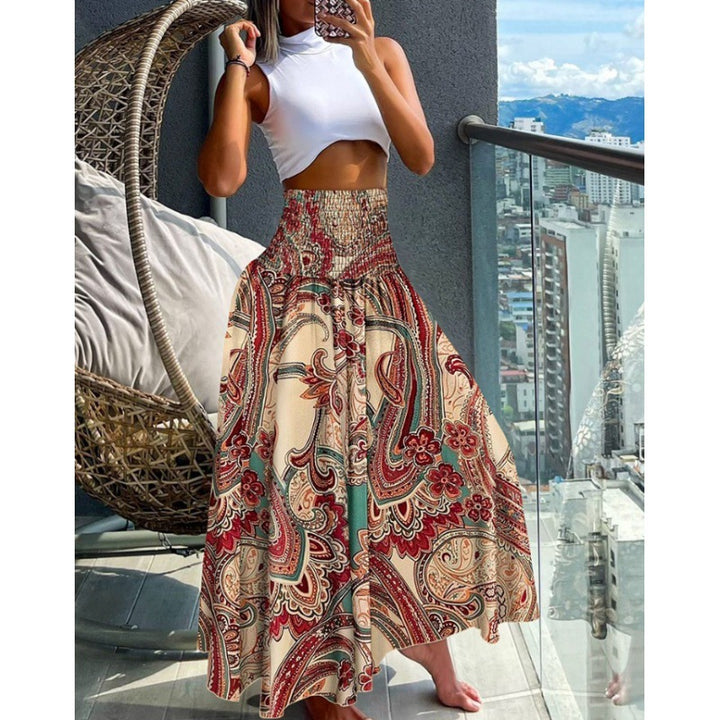 Kvinder Bohemian Maxi Skirt Stilla
