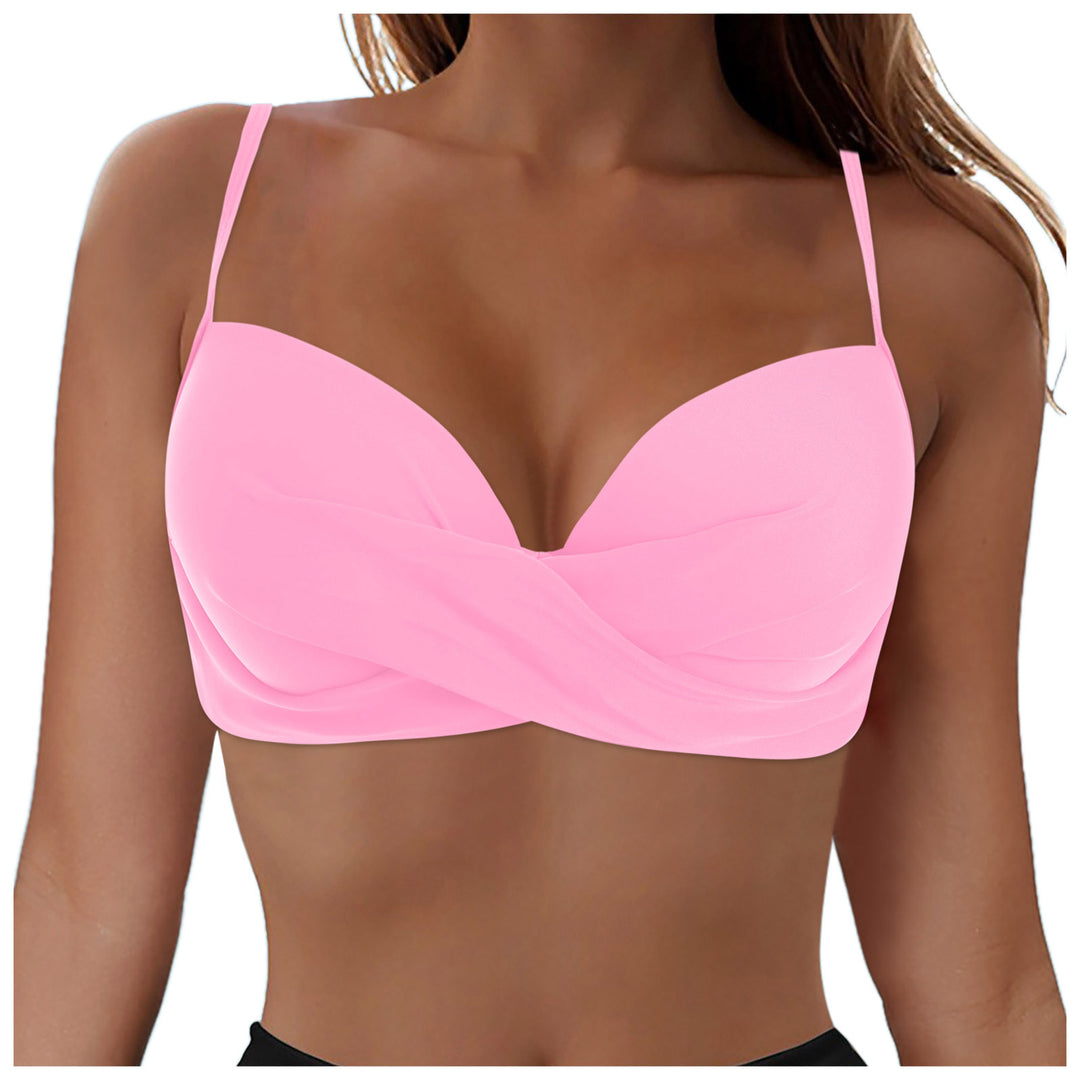 Dame Elegant Bikini top med indpakningsdesign Skovae