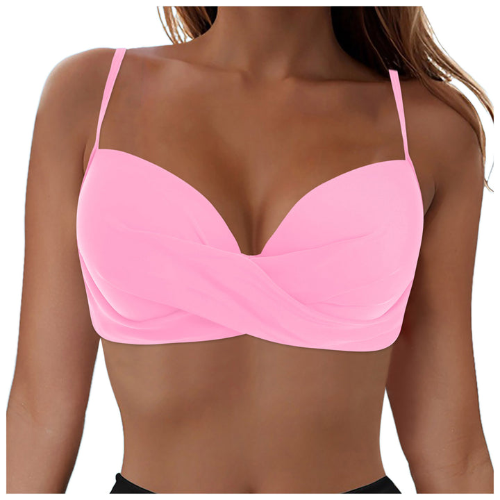 Dame Elegant Bikini top med indpakningsdesign Skovae