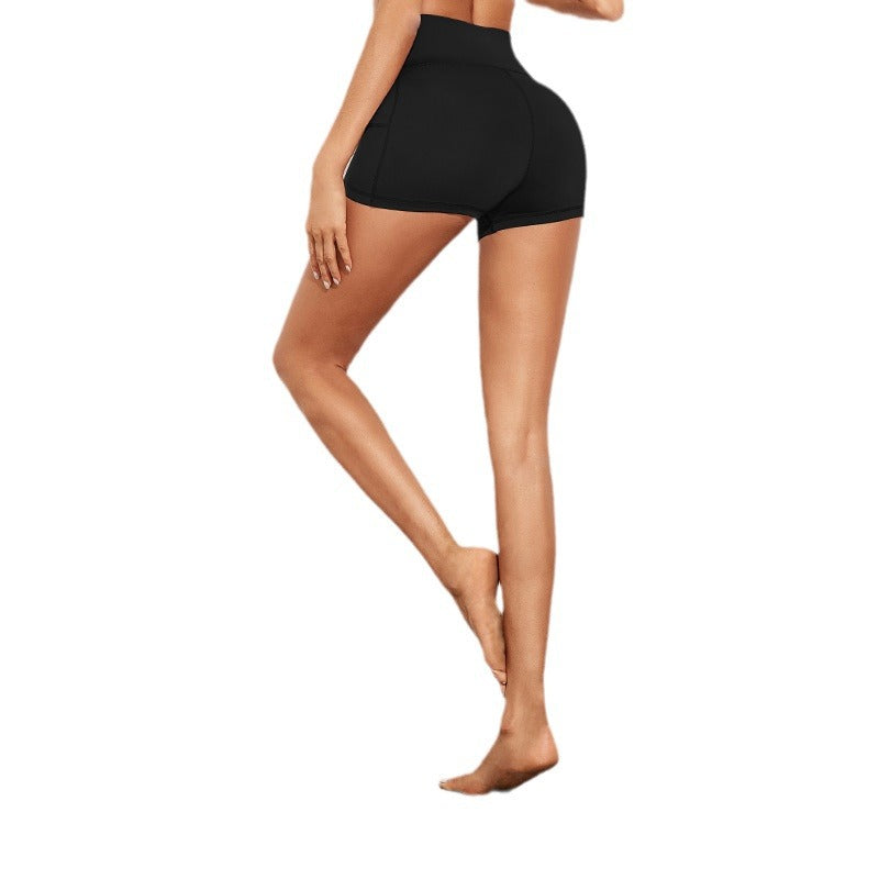 Dame højt skårne sports shorts Stilla