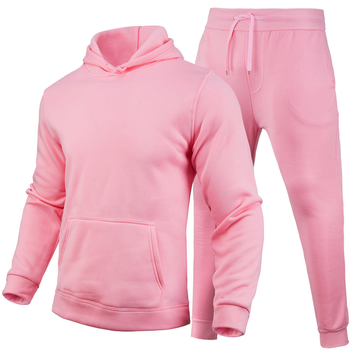 Kvinders sporty hoodie og jogger sæt lavet af højkvalitets bomuldsblanding Skovae