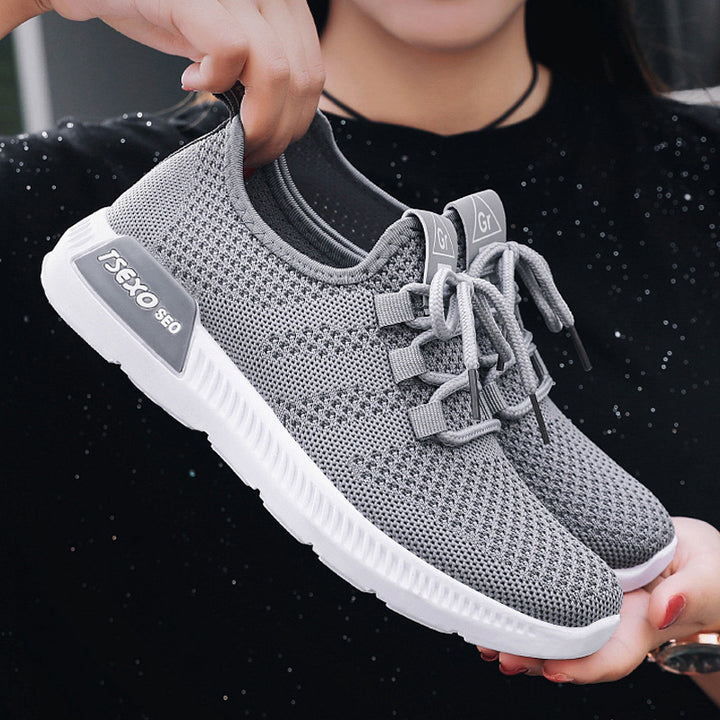 Dame Åndbare Fritid Sneakers med skridsikker Sål Stilla