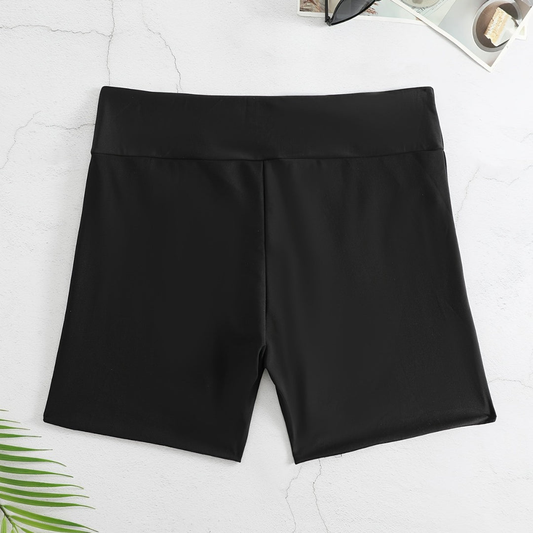 Dame badshorts med høj talje og sidelommer Skovae