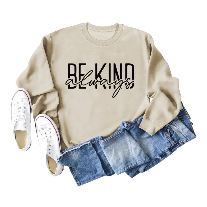 Stilla | O Hals Lange Ærmer Bogstav Print Sweatshirt