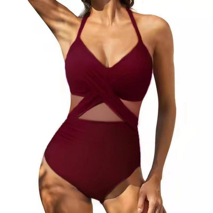 Dame Kvalitets Én-delt Badetøj med trendy Cut-Out-detaljer Skovae