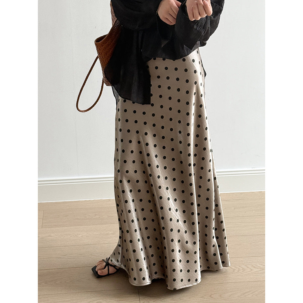 Dame Elegant skåret Polka-dot bukser Stilla