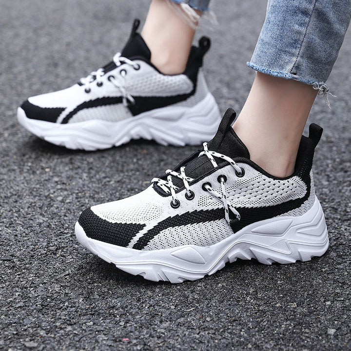 Dame sportliche løbesneakers med åndbart overmateriale og stabil sål Stilla