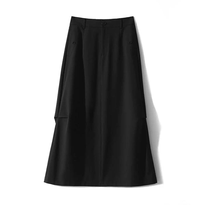 Damevidde stofbukser med elegante folder og praktiske lommer Stilla