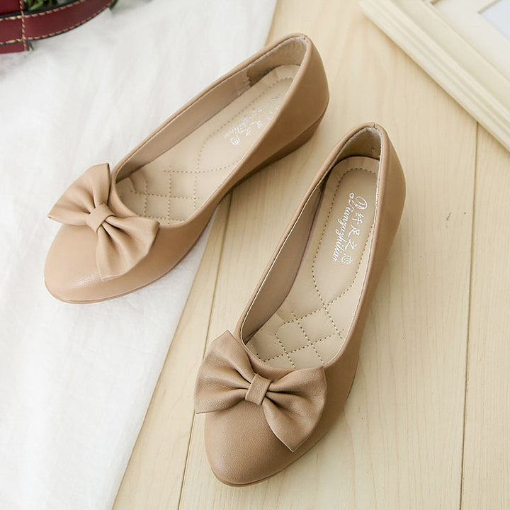 Dame elegante Ballerinas med raffineret sløjfe-design og blød polstring Stilla