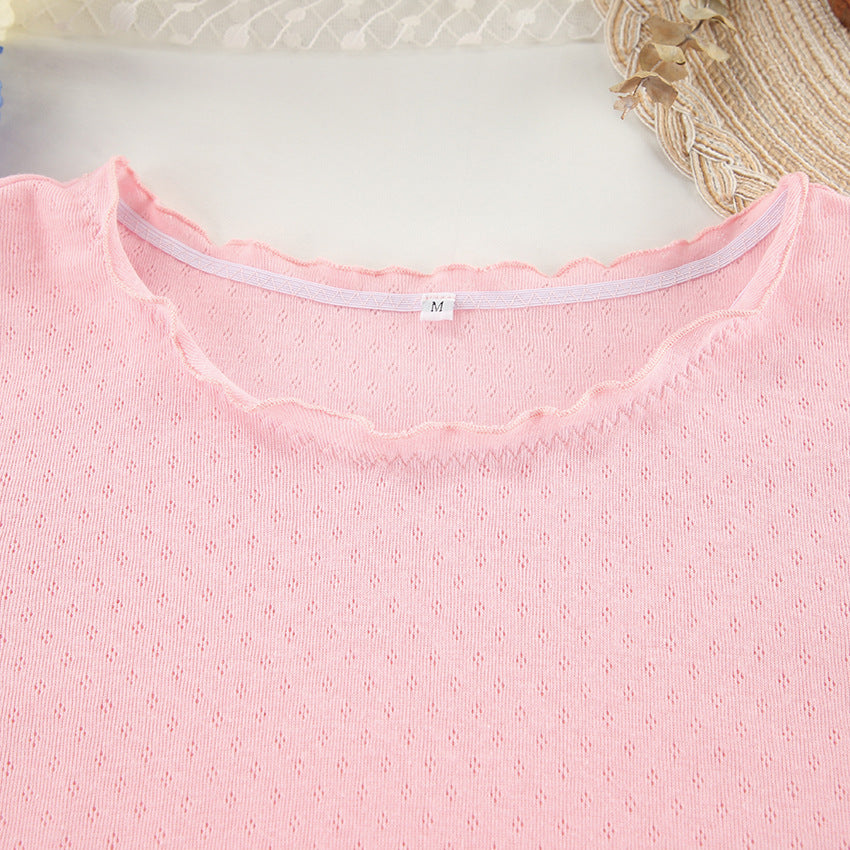 Dame sæt bestående af let cropped top og komfortable shorts Stilla