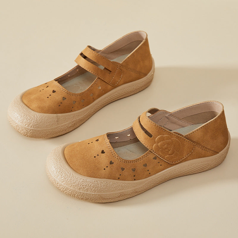 Dame komfortable sandaler med justerbar velcro og luftige indlæg Stilla