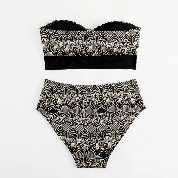 Dame Høj Talje Bikini Sæt Stilla 1750840066