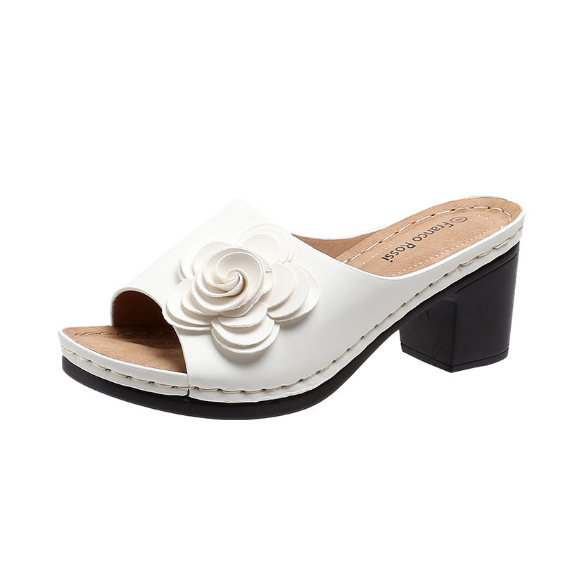 Dame Komfortable Sandaler med Blomster-Design Stilla