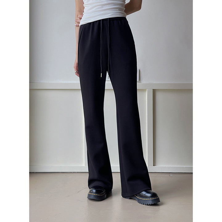 Dame brede Sweatpants med elastisk talje og afslappet pasform Stilla