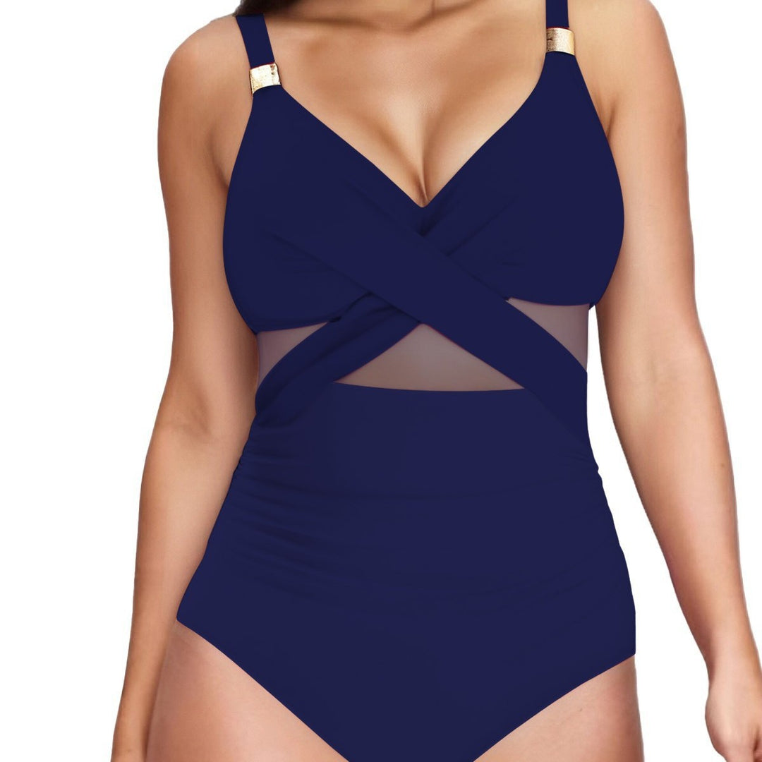 Damer Elegant One-Piece med transparente indlæg Skovae