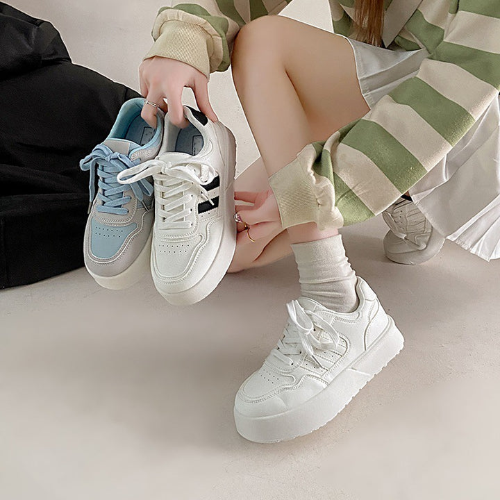 Dame Chunky Platform Sneakers med åndbart overflade og komfortabelt fodseng Stilla