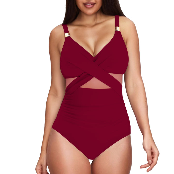 Damer Elegant One-Piece med transparente indlæg Skovae