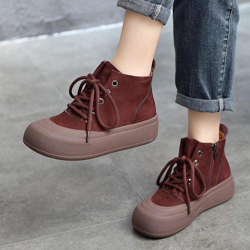 Dame Sporty High-Top Sneakers med komfortabel dæmpning og skridsikker sål Stilla