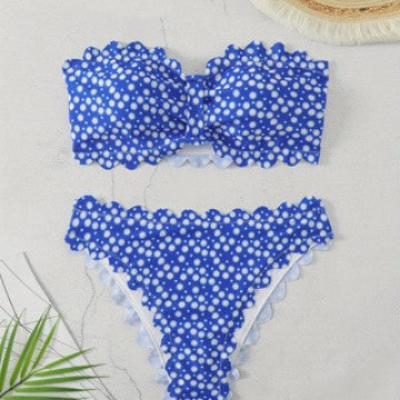 Dame bikini-sæt med floral mønster Skovae