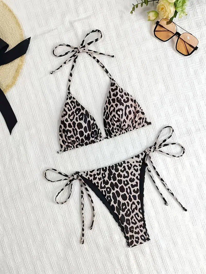 Dame Triangle Bikini Sæt Stilla 1750839149