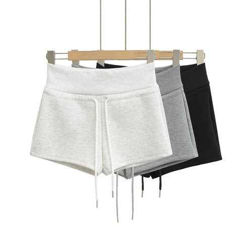 Dame Sporty Shorts med høj talje og praktisk snøre Stilla