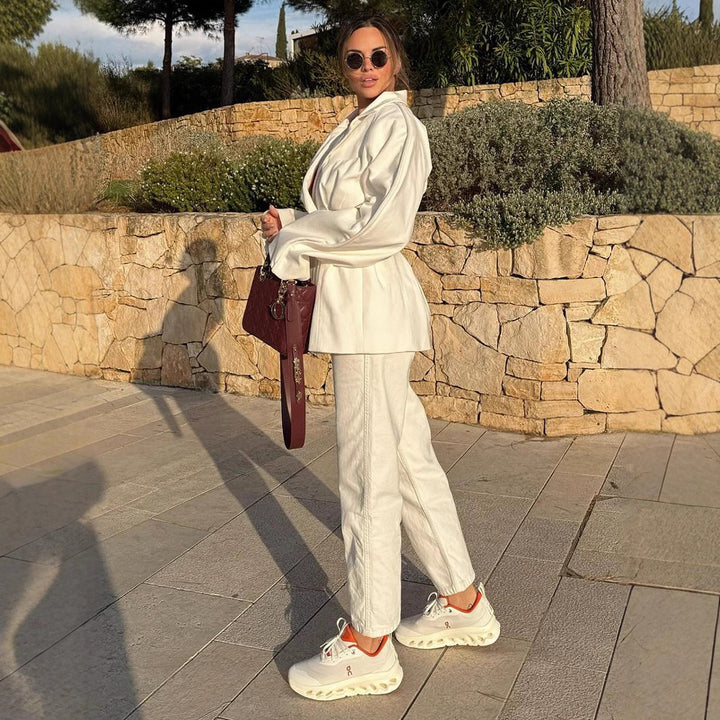 Dame modede oversized blazerjakke med udsædvanlig snit Stilla