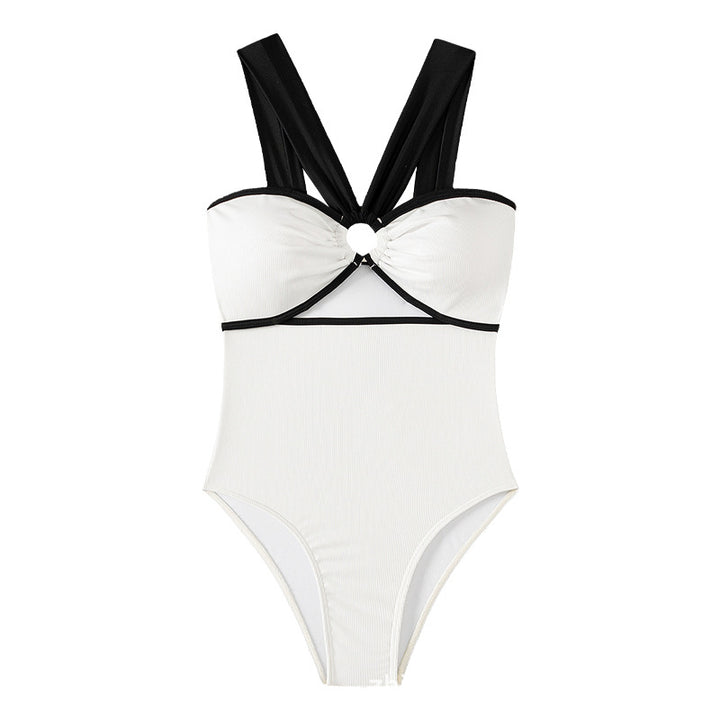 Dame Én-delt Badedragt med innovativt Cut-Out Design Skovae